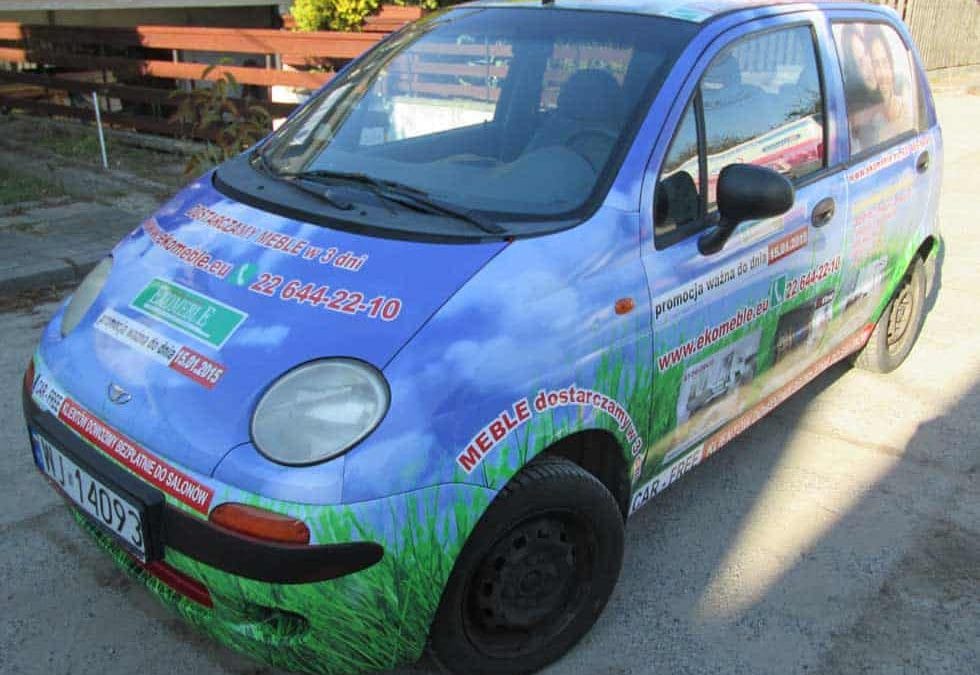Oklejanie samochodów osobowych