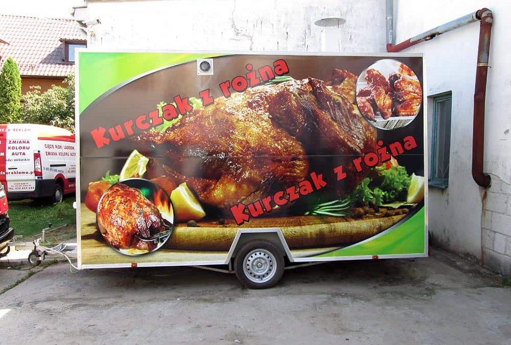Oklejanie foodtruck
