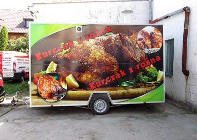 Oklejanie foodtruck