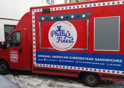 Oklejanie foodtruck