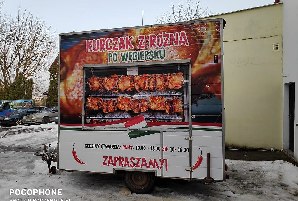 Oklejanie foodtruck