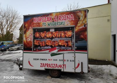 Oklejanie foodtruck