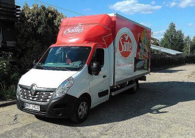 Oklejanie samochodów ciężarowych – kontener