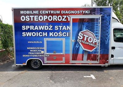 Oklejanie samochodów ciężarowych – kontener