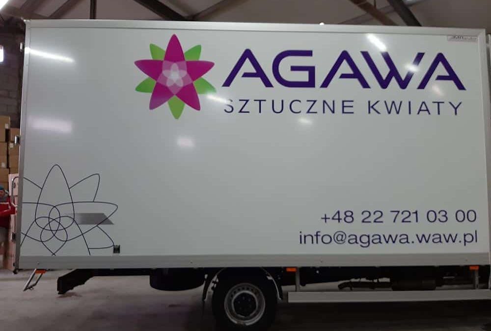 Oklejanie samochodów ciężarowych – kontener