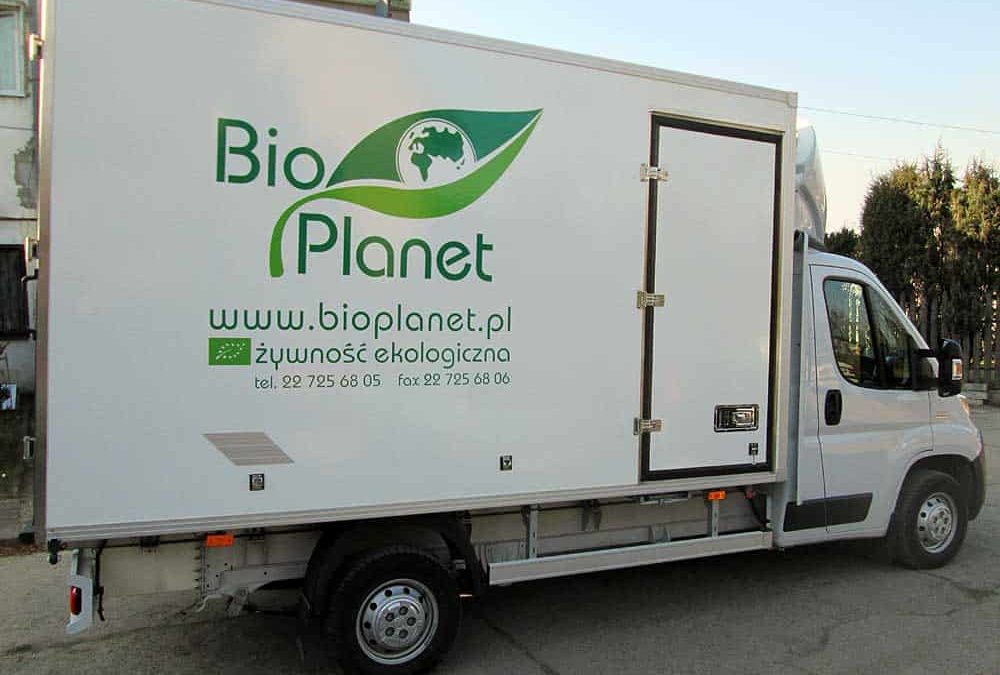 Oklejanie samochodów ciężarowych – kontener