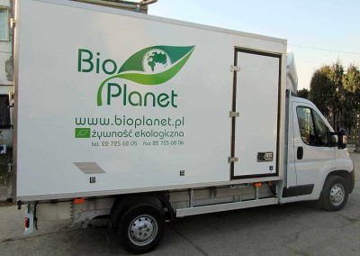 Oklejanie samochodów ciężarowych – kontener