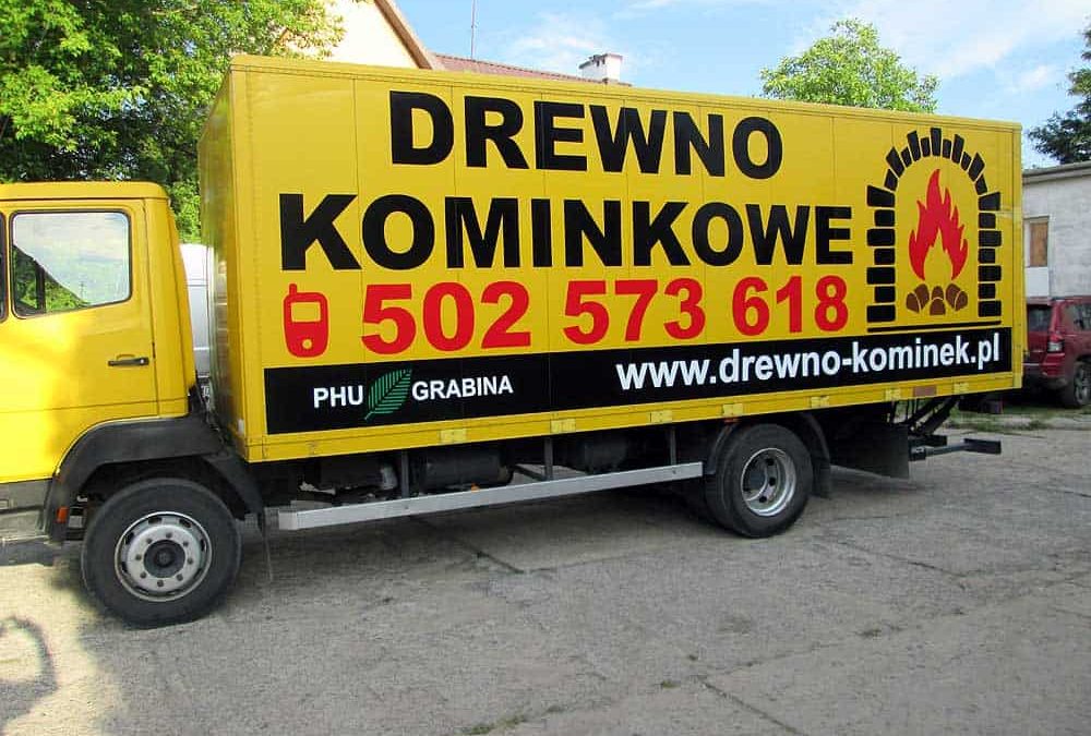 Oklejanie samochodów ciężarowych – kontener