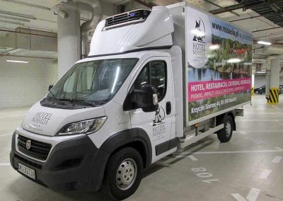 Oklejanie samochodów ciężarowych – kontener