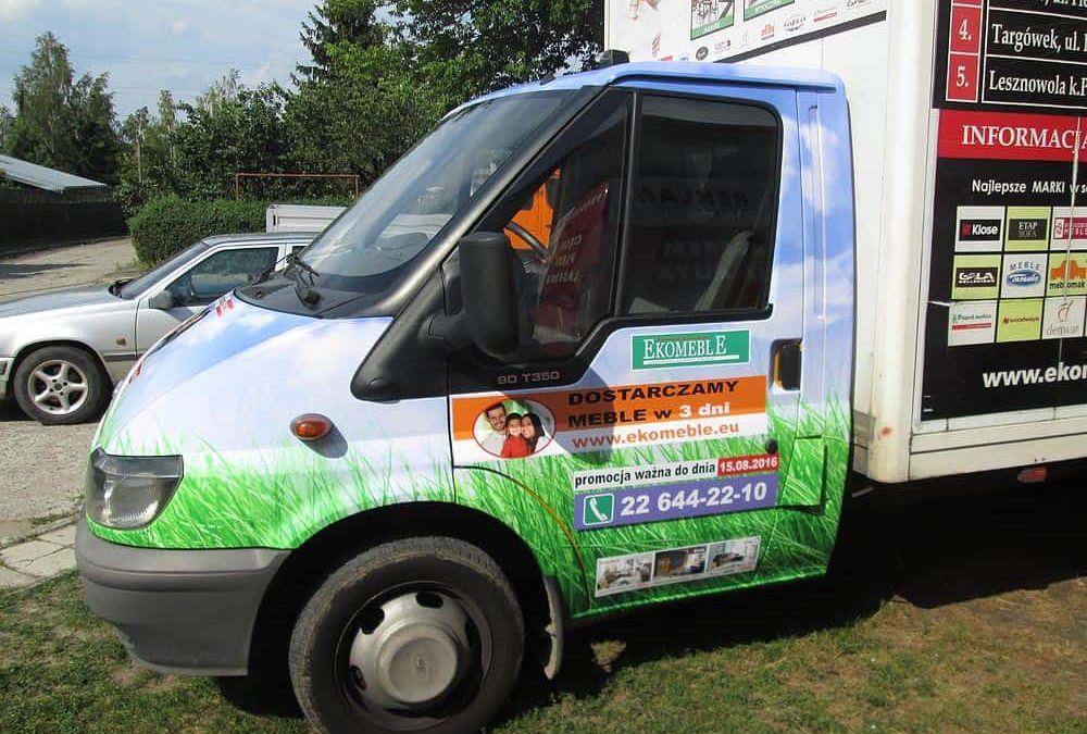 Oklejanie samochodów ciężarowych – zmiana koloru