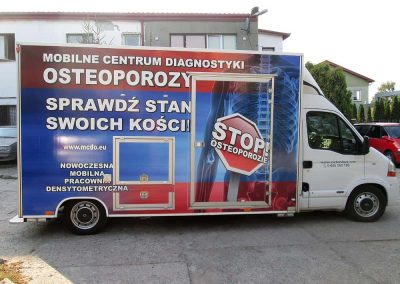 Oklejanie samochodów ciężarowych – kontener