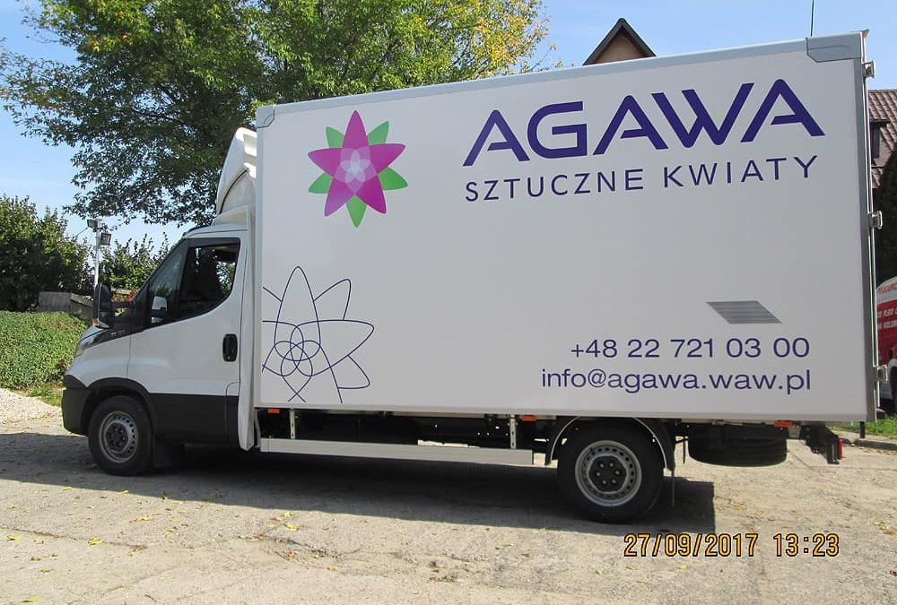 Oklejanie samochodów ciężarowych – kontener