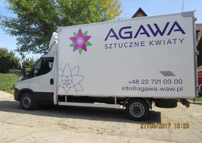 Oklejanie samochodów ciężarowych – kontener