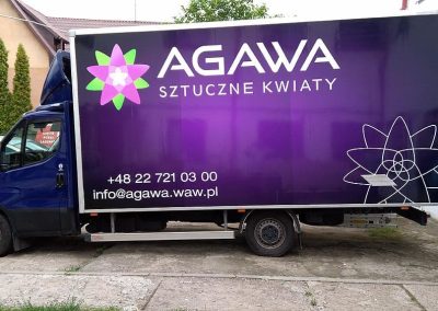 Oklejanie samochodów ciężarowych – kontener