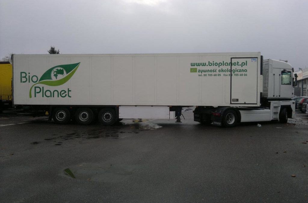 Oklejanie samochodów ciężarowych TIR