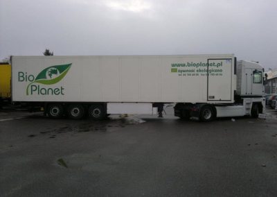 Oklejanie samochodów ciężarowych TIR