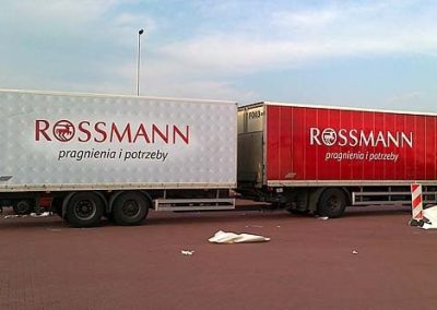 Oklejanie samochodów ciężarowych TIR