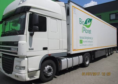 Oklejanie samochodów ciężarowych TIR