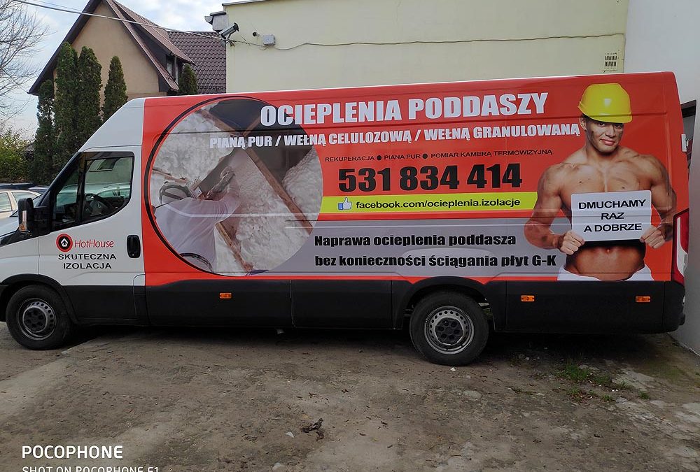 Oklejanie samochodów dostawczych dużych