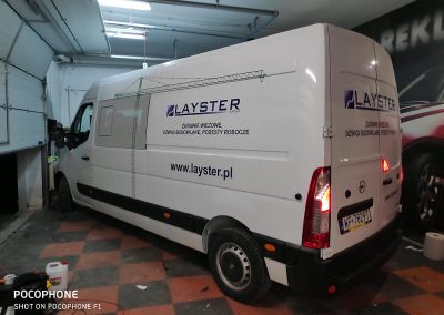 Oklejanie samochodów dostawczych dużych