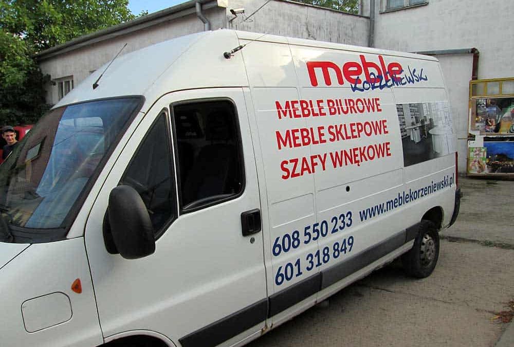 Oklejanie samochodów dostawczych dużych
