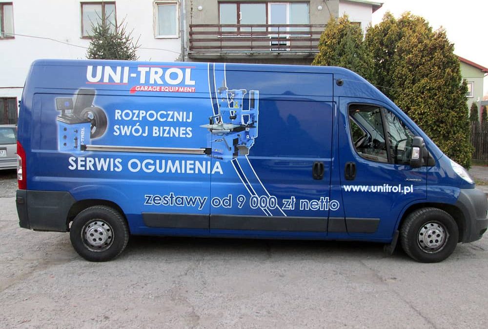 Oklejanie samochodów dostawczych dużych