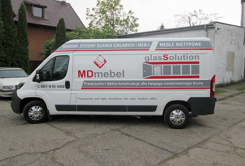 Oklejanie samochodów dostawczych dużych
