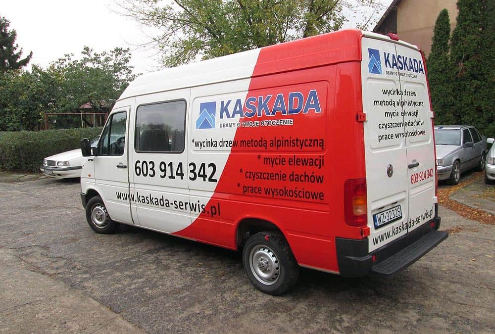 Oklejanie samochodów dostawczych Dużych