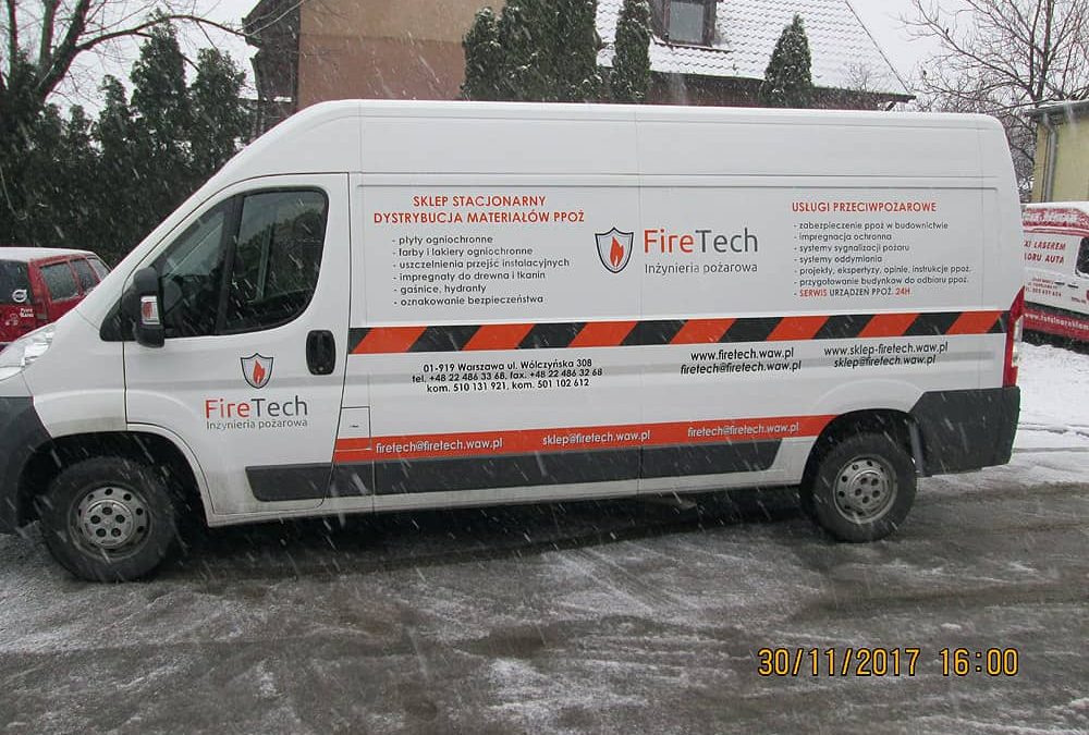 Oklejanie samochodów dostawczych dużych