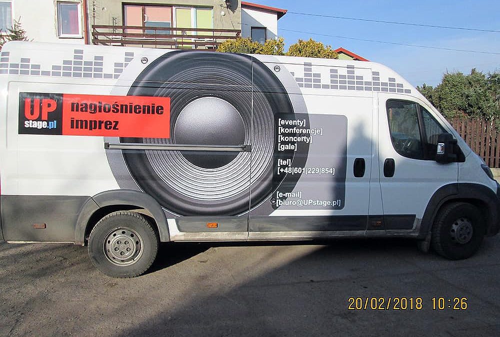 Oklejanie samochodów dostawczych dużych