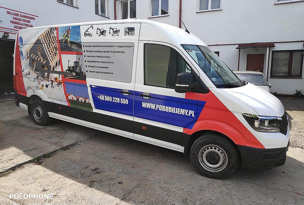 Oklejanie samochodów dostawczych dużych