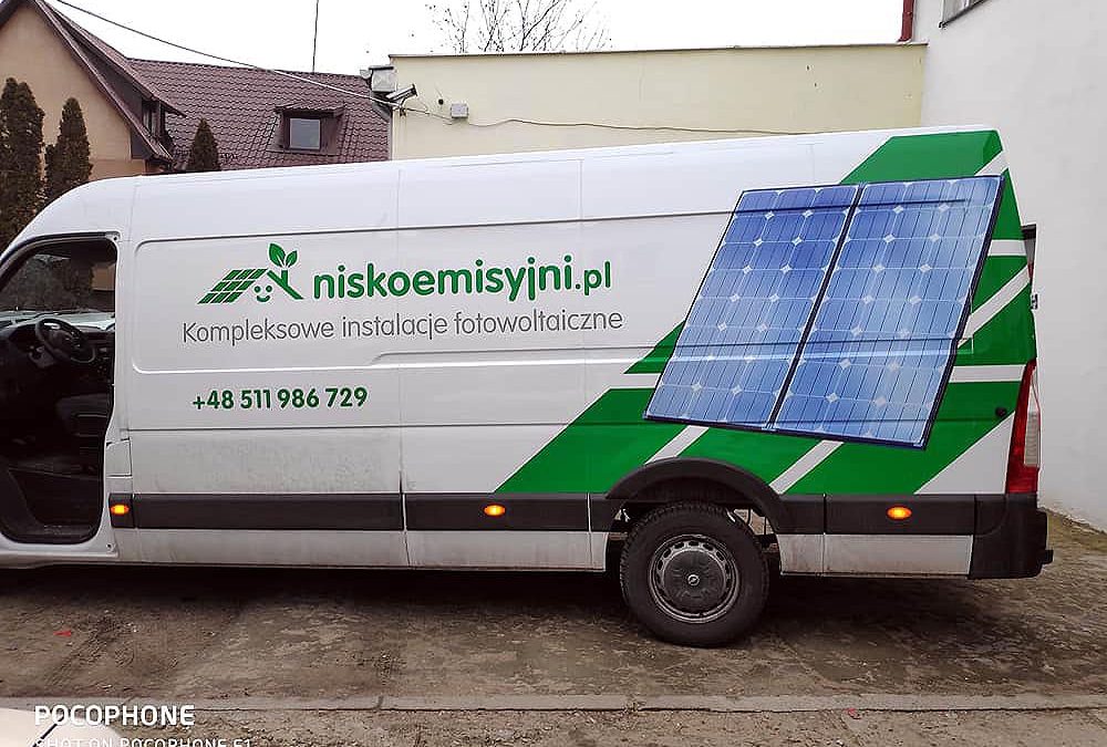 Oklejanie samochodów dostawczych dużych