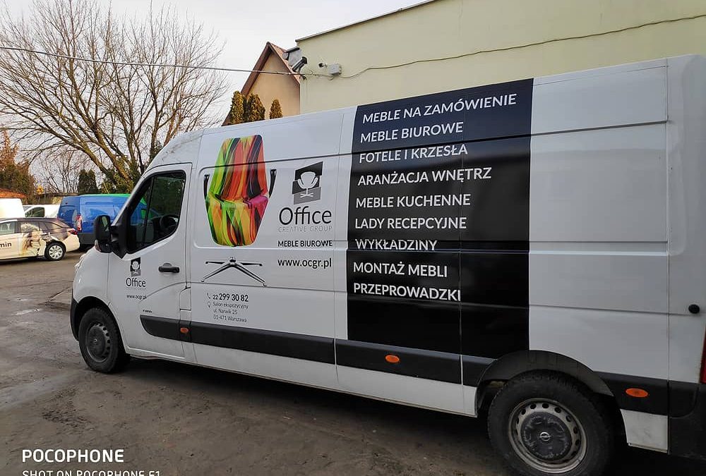 Oklejanie samochodów dostawczych dużych