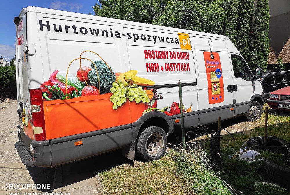Oklejanie samochodów dostawczych dużych