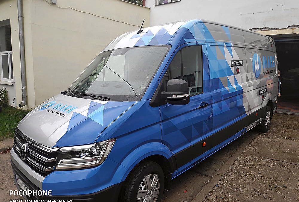 Oklejanie samochodów dostawczych dużych