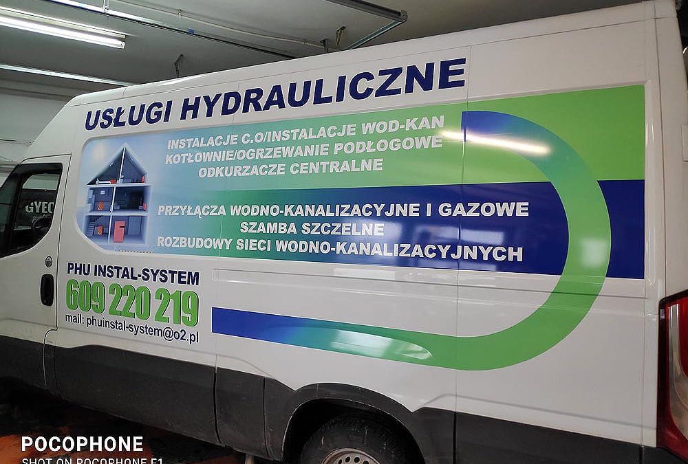 Oklejanie samochodów dostawczych dużych