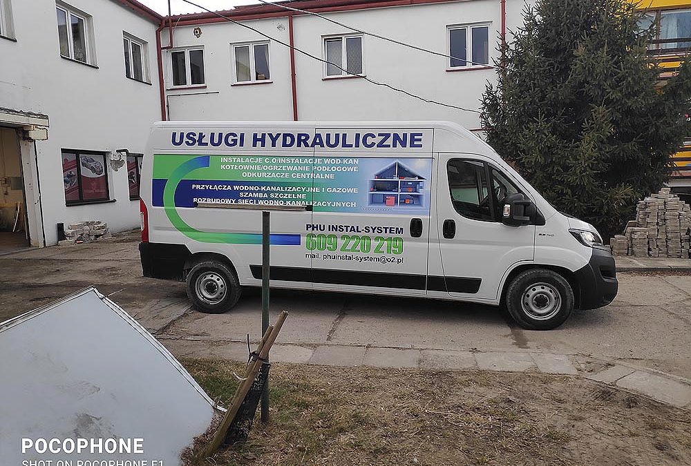 Oklejanie samochodów dostawczych dużych