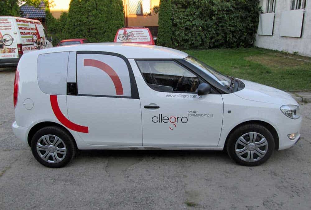 Oklejanie samochodów osobowych