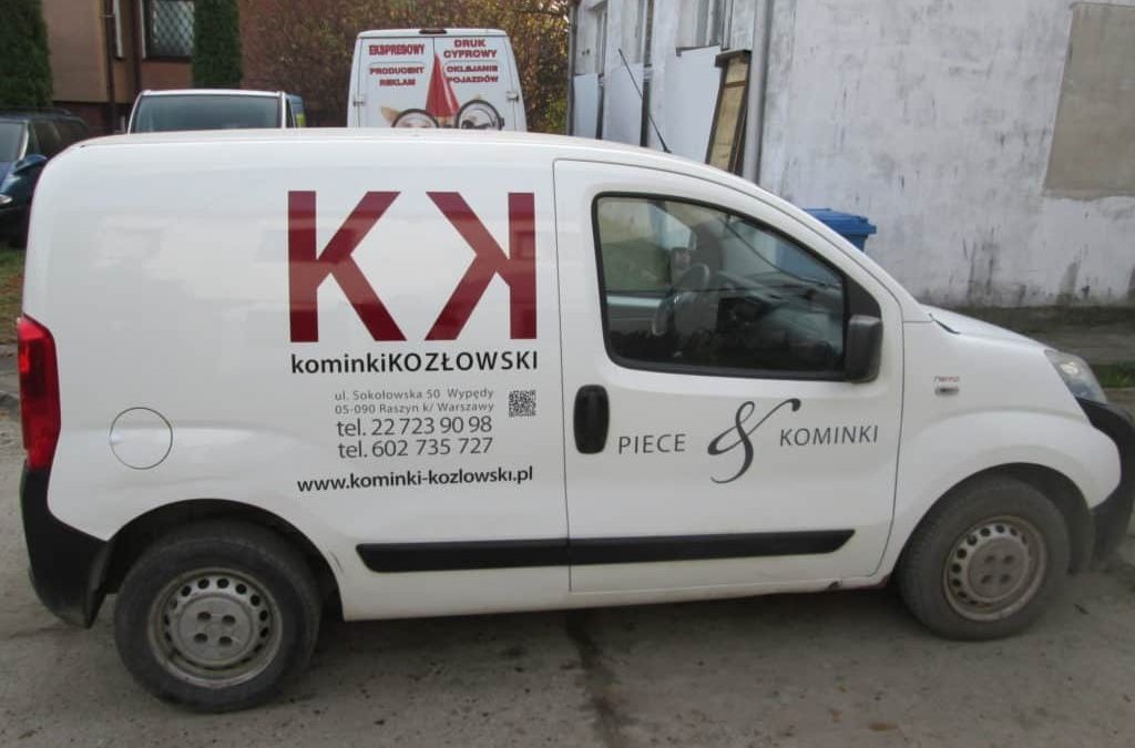 Oklejanie samochodów dostawczych małych