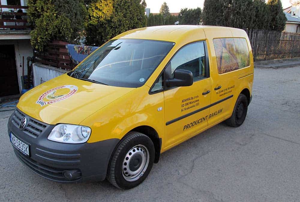 Oklejanie samochodów dostawczych małych