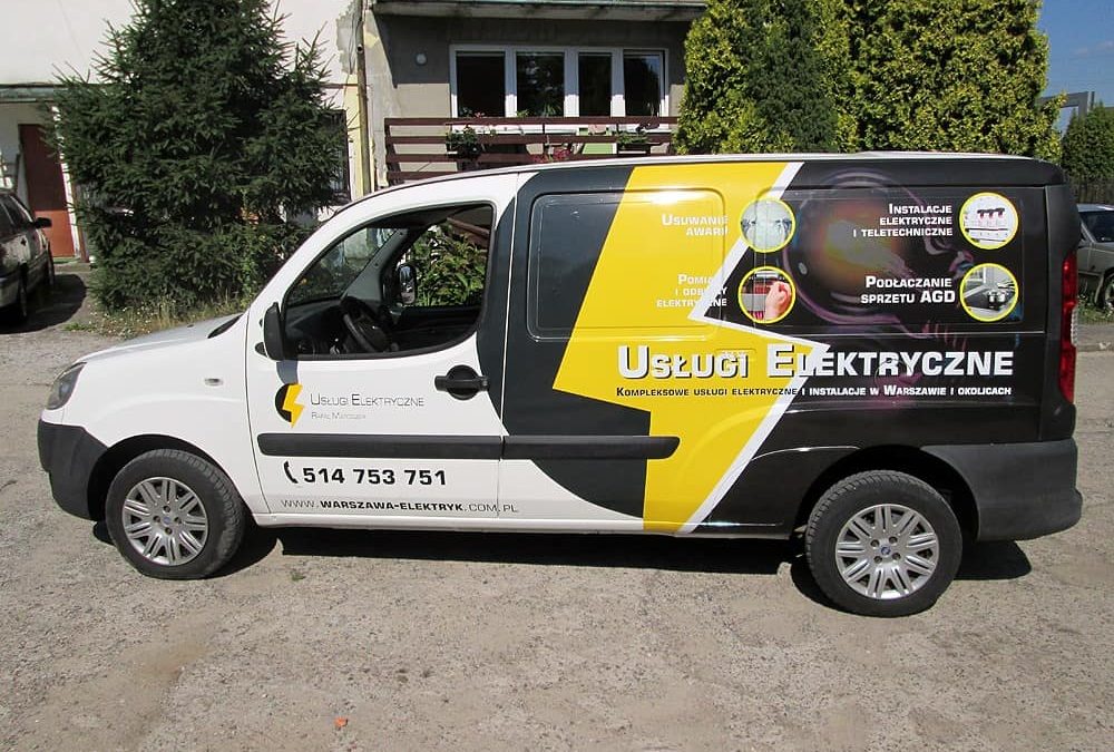 Oklejanie samochodów dostawczych małych