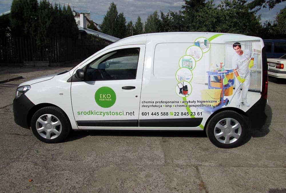 Oklejanie samochodów dostawczych małych