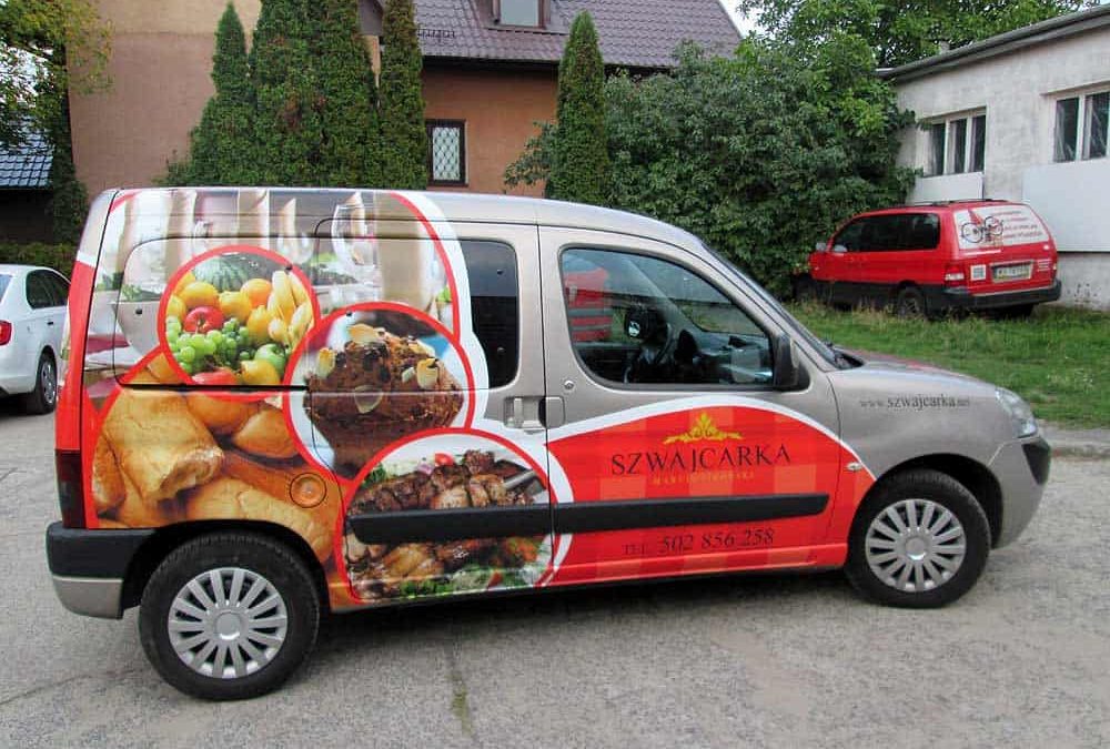 Oklejanie samochodów dostawczych małych