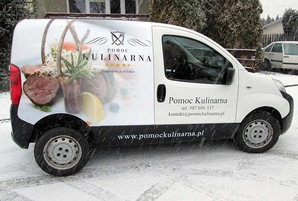 Oklejanie samochodów dostawczych małych