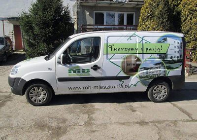 Oklejanie samochodów dostawczych małych