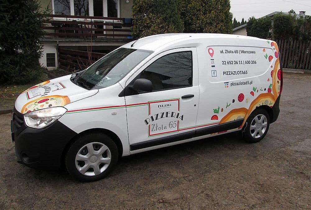 Oklejanie samochodów dostawczych małych