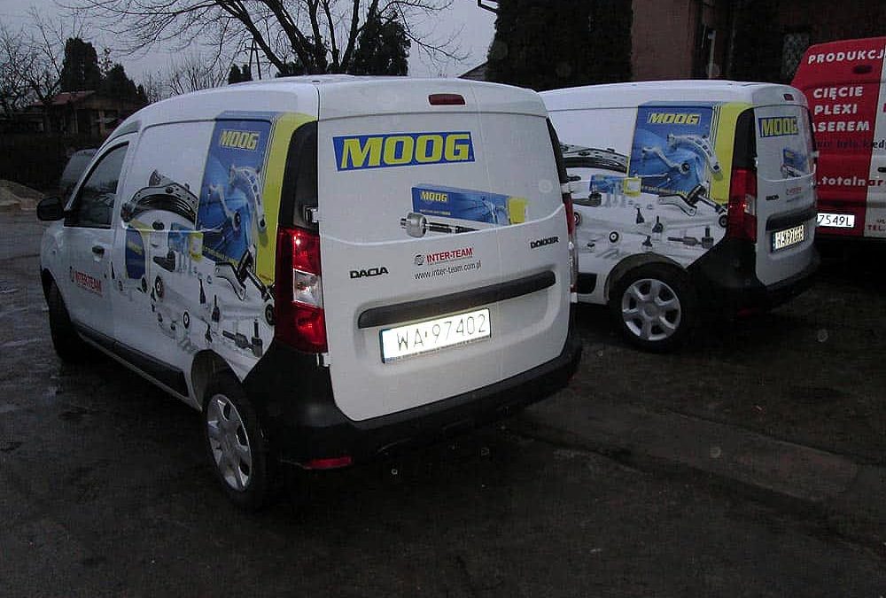 Oklejanie samochodów dostawczych małych