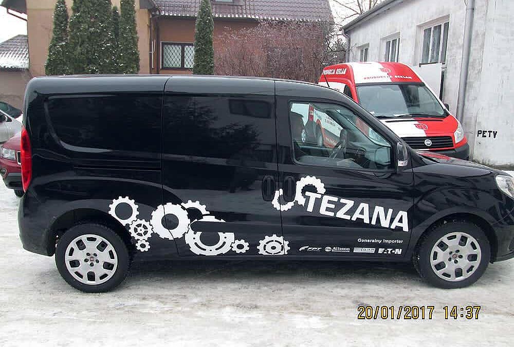 Oklejanie samochodów dostawczych małych