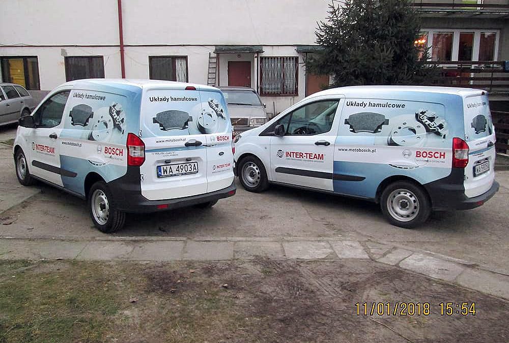 Oklejanie samochodów dostawczych małych