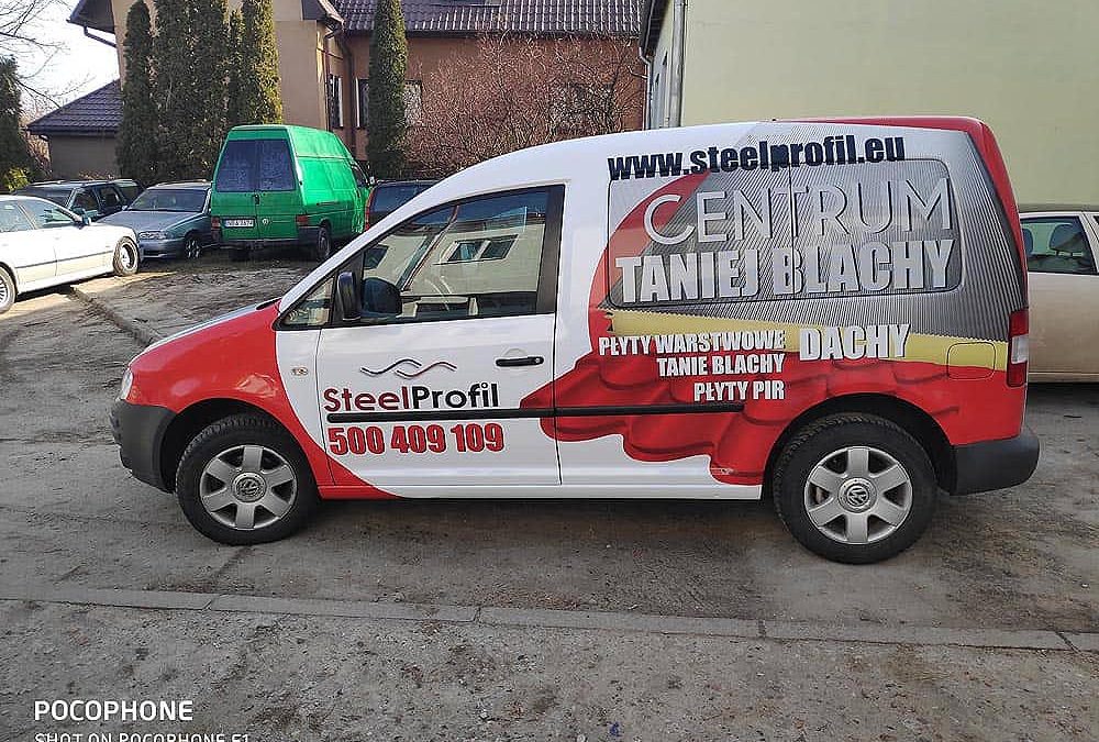 Oklejanie samochodów dostawczych małych
